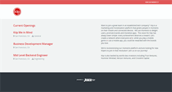 Desktop Screenshot of jobs.kiip.me
